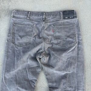 Levi's 514 Jeans Mens 38X32 Grey Denim 100% Cotton Comfort Straight Leg Mid Rise